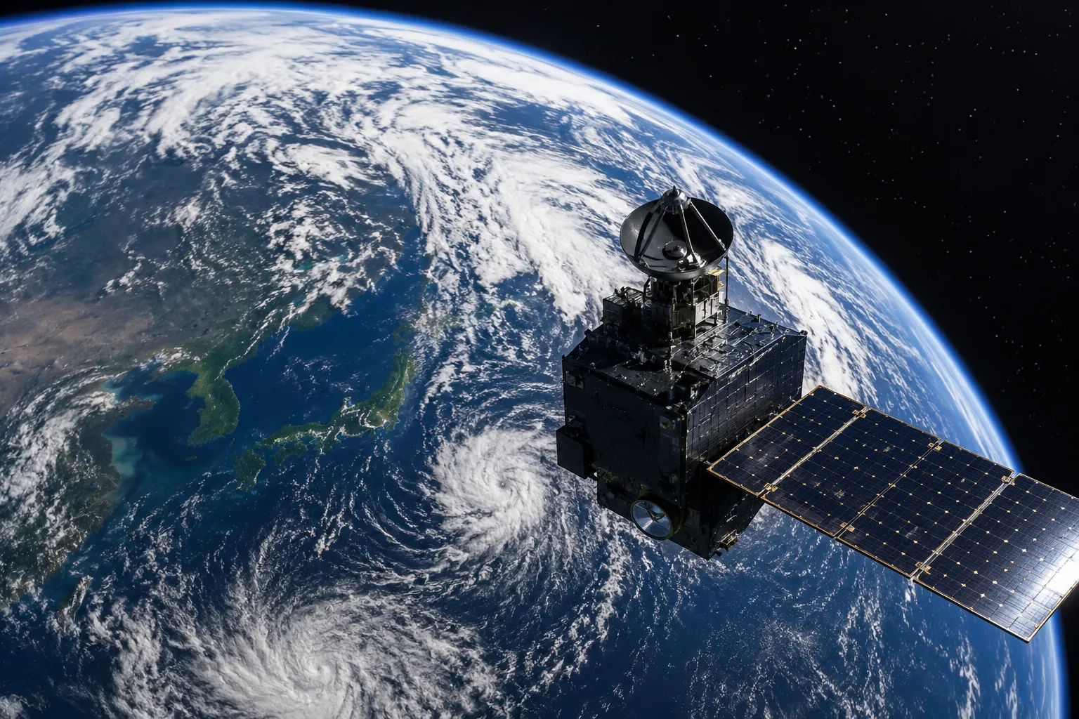 宇宙から地球に向かって咲くひまわり ― 天気予報を支える気象衛星ひまわりの話 ―