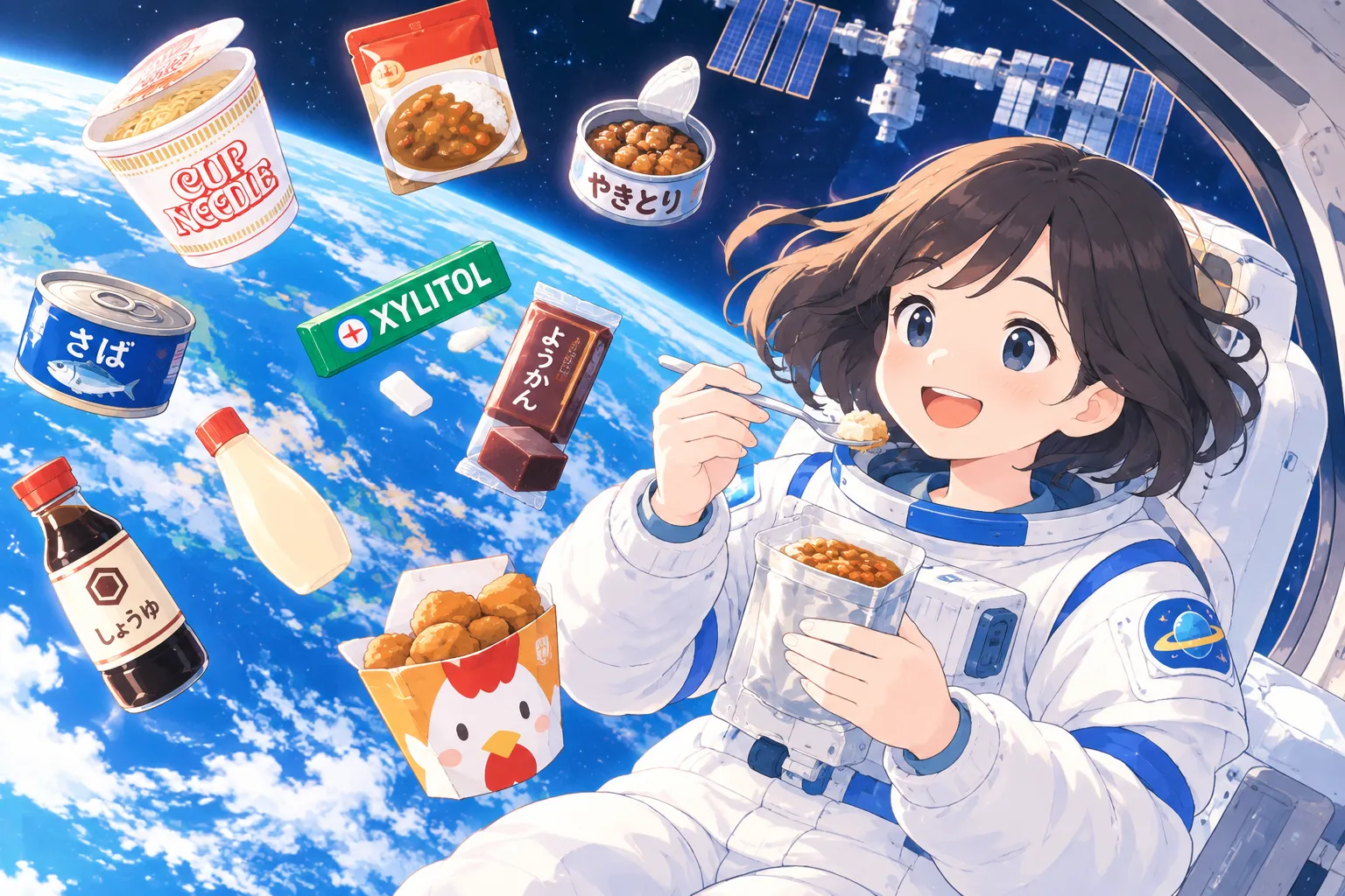 宇宙に行ったら、何食べる?